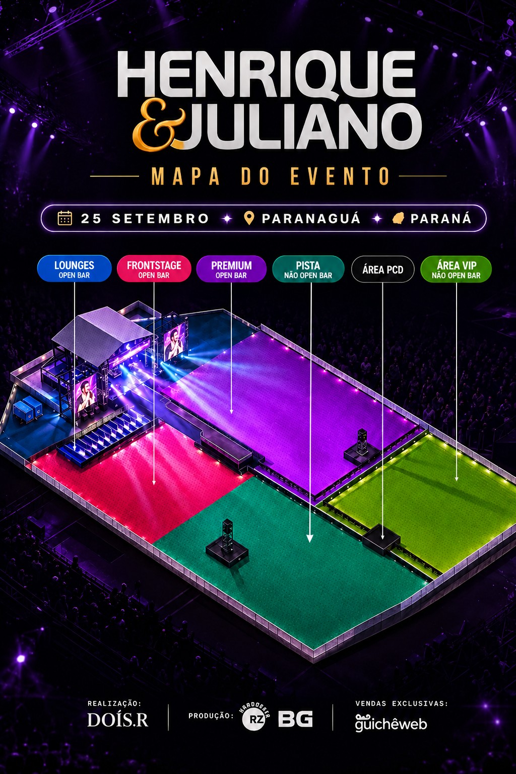 Mapa do Evento
